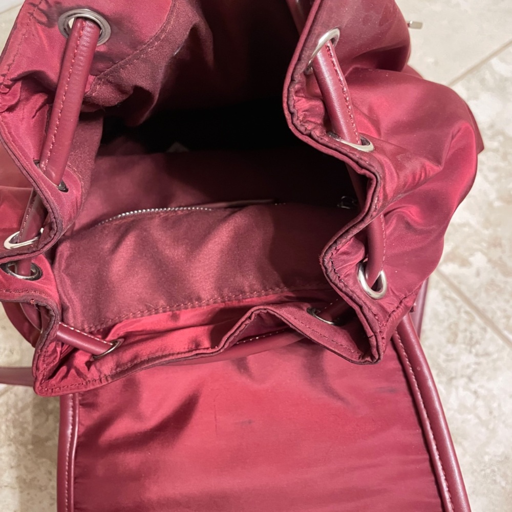 Maroon Mini Backpack - Picture 4 of 4